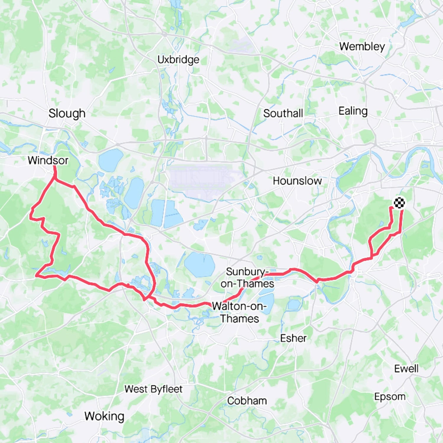 Celsius Cycling bun run route map